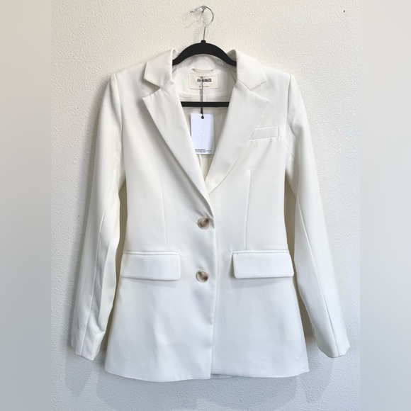 White Blazer from 4TH + Reckless size XS - Picture 2 of 10